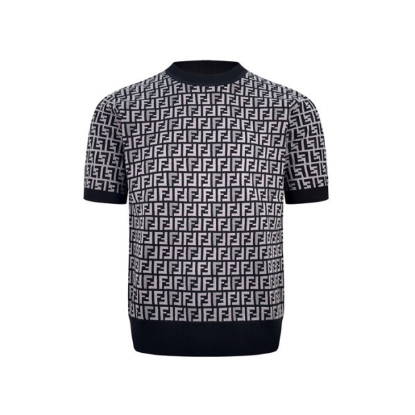 ❤펜디 남성 라운드 반팔 티셔츠 - Fendi Mens Round Tshirt - fec12847x