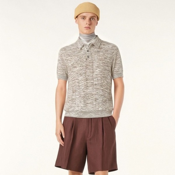 ❤로로피아나 남성 폴로 반팔티 - Loro Piana Mens Polo Tshirt - lpc12887x