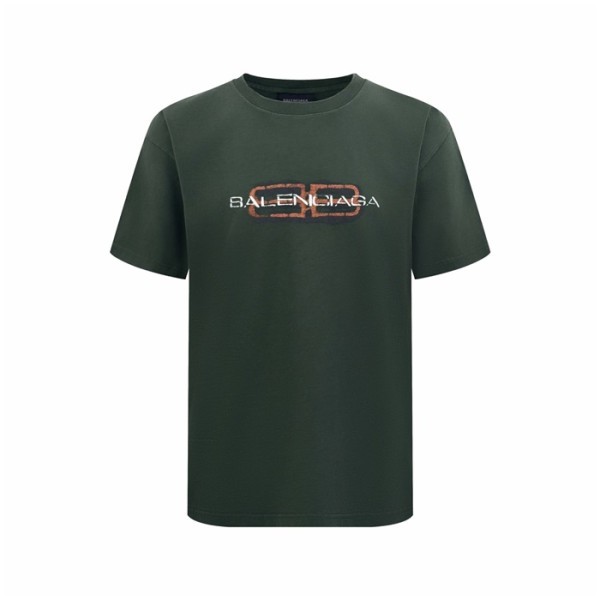 ❤발렌시아가 남성 라운드 반팔 티셔츠 - Balenciaga Mens Round Tshirt - bac12889x