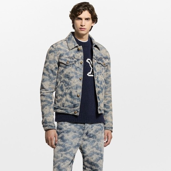 ❤루이비통 남성 데님 자켓 - Louis vuitton Mens Denim Jacket - lvc12902x