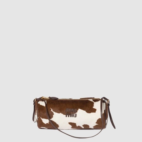 ❤미우미우 여성 프린트 가죽 파우치 - MiuMiu Womens Printed Leather Pouch - mib13123x