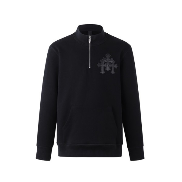 ❤크롬하츠 남성 집업 맨투맨 - Chrome Hearts Mens Zip-up Tshirt - chc12929x