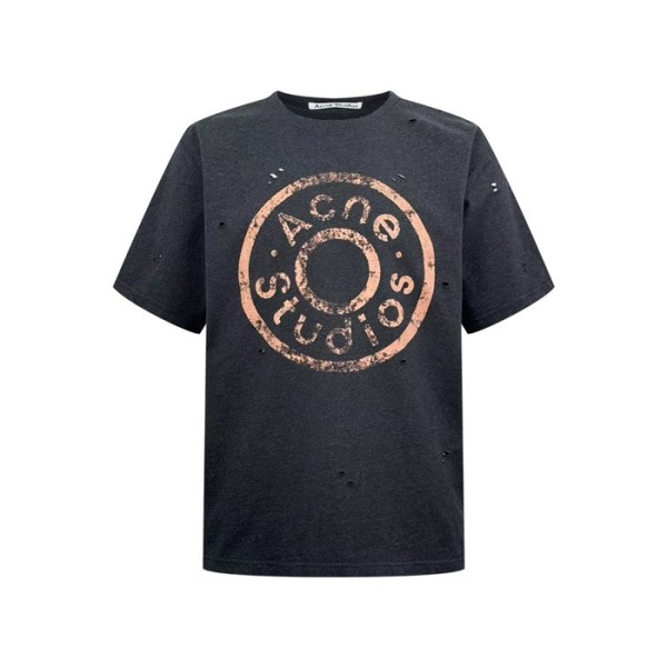❤아크네 남성 레이어드 로고 반팔티 - Acne Mens Layered Logo Tshirt - anc12931x