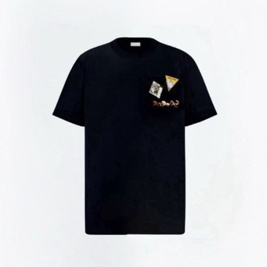 ❤디올 남성 라운드 반팔 티셔츠 - Dior Mens Round Tshirt - dic12934x