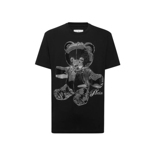 ❤필립플레인 남성 라운드 반팔티 - Philipp-plein Mens Round Tshirt - phc13024x