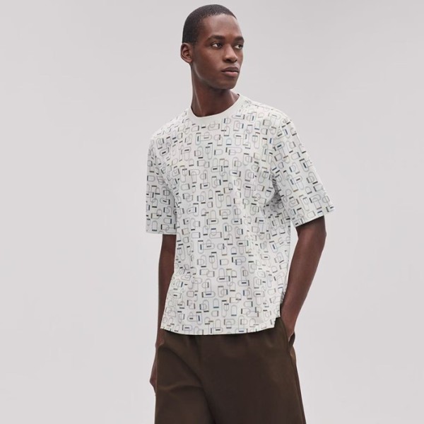 ❤에르메스 남성 라운드 반팔티 - Hermes Mens Round Tshirt - hec13028x