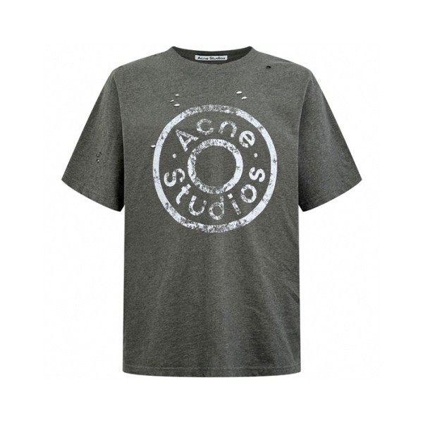 ❤아크네 남성 레이어드 로고 반팔티 - Acne Mens Layered Logo Tshirt - anc13033x