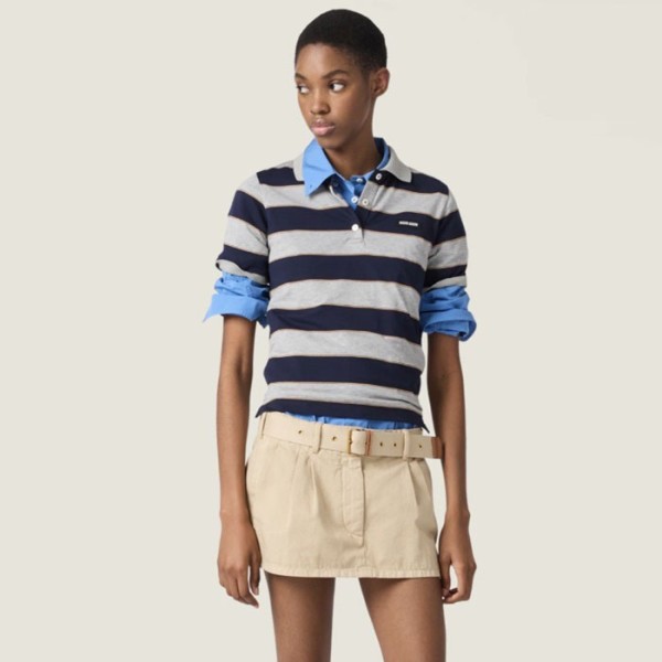 ❤미우미우 여성 폴로 티셔츠 - Miumiu Womens Polo Tshirt - mic13049x