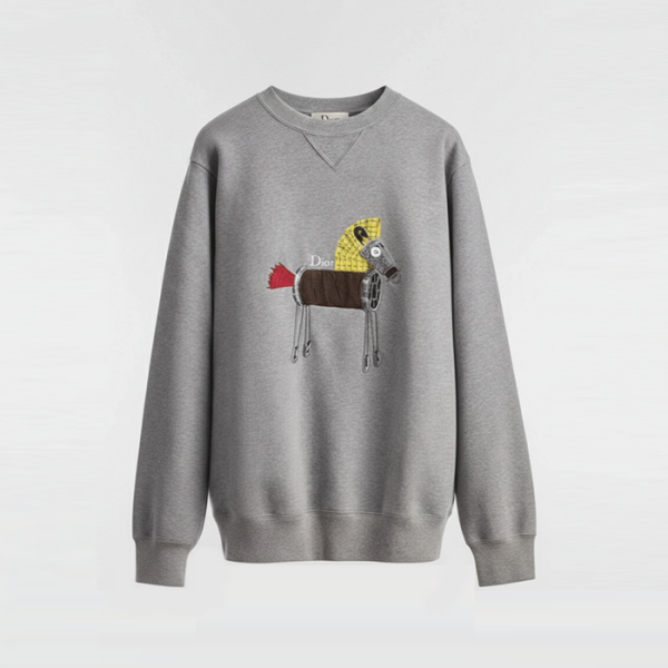 ❤디올 남성 기모 맨투맨 - Dior Mens Round Tshirt - dic13089x