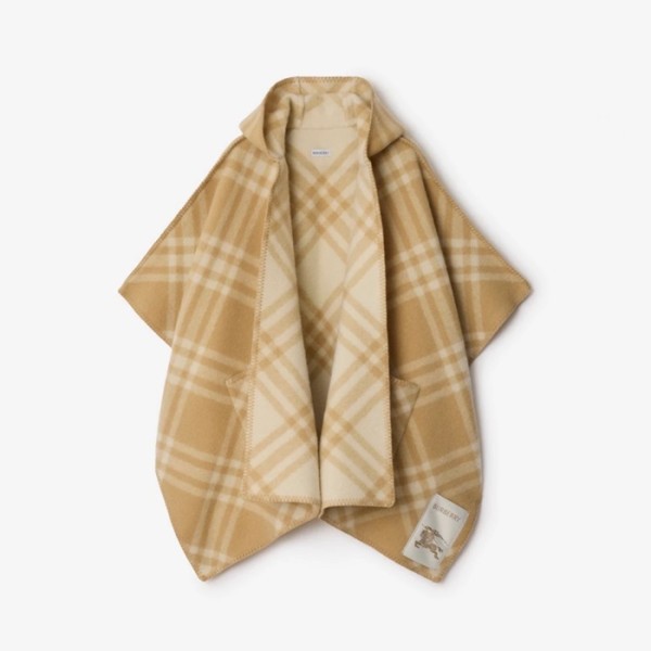 ❤버버리 여성 리버시블 체크 울 케이프 - Burberry Womens Reversible Check Wool Cape - acc6777x