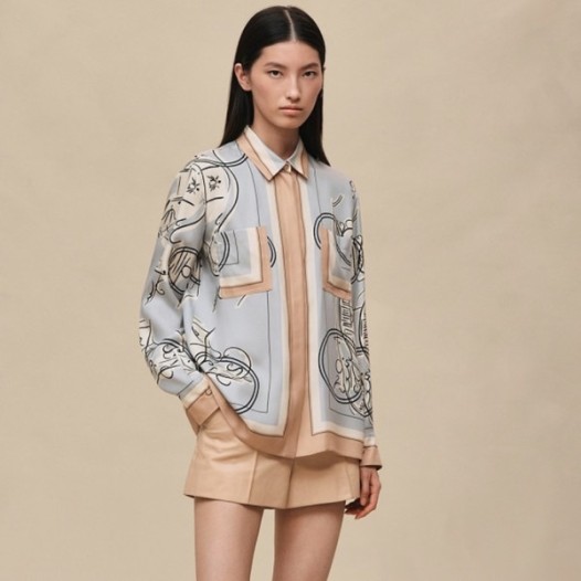 ❤에르메스 여성 Palefroi Remix 클래식 셔츠 - Hermes Womens Palefroi Remix Classic Shirts - prc13095x