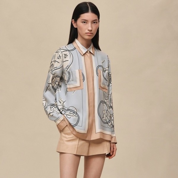 ❤에르메스 여성 Palefroi Remix 클래식 셔츠 - Hermes Womens Palefroi Remix Classic Shirts - prc13095x