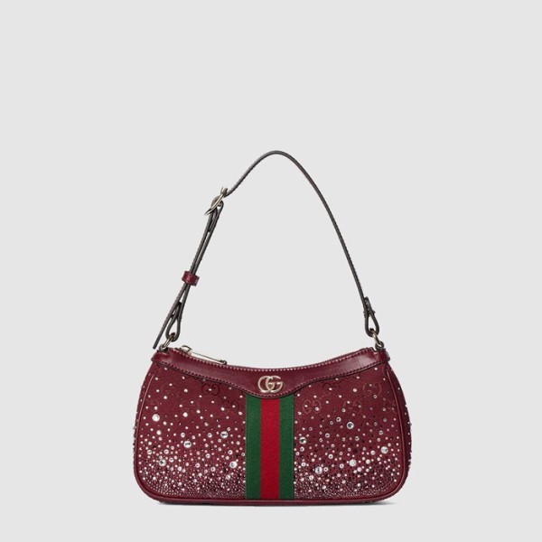 ❤구찌 여성 크리스탈 스몰 숄더백  - Gucci Womens Small Shoulder Bag - gub13235x