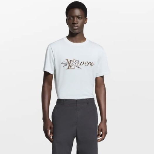 ❤루이비통 남성 라운드 반팔 티셔츠 - Louis vuitton Mens Round Tshirt - lvc13102x