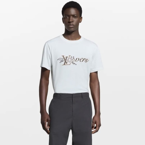 ❤루이비통 남성 라운드 반팔 티셔츠 - Louis vuitton Mens Round Tshirt - lvc13102x