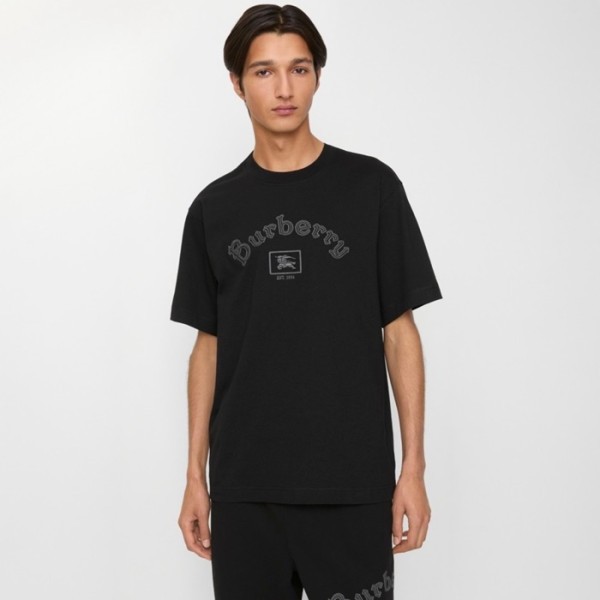 ❤버버리 남성 라운드 반팔 티셔츠 - Burberry Mens Round Tshirt - buc13108x