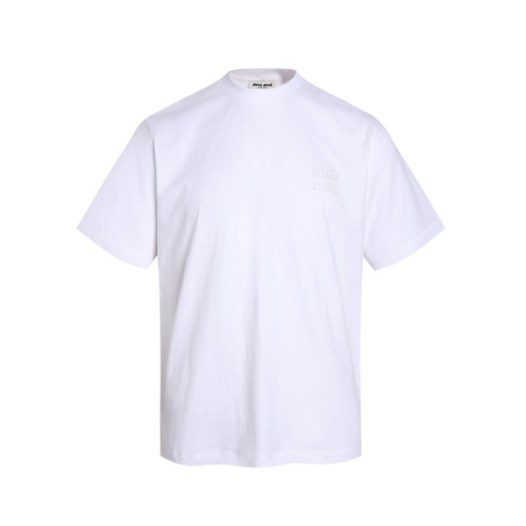 ❤미우미우 남성 라운드 반팔 티셔츠 - Miumiu Mens Round Tshirt - mic13127x