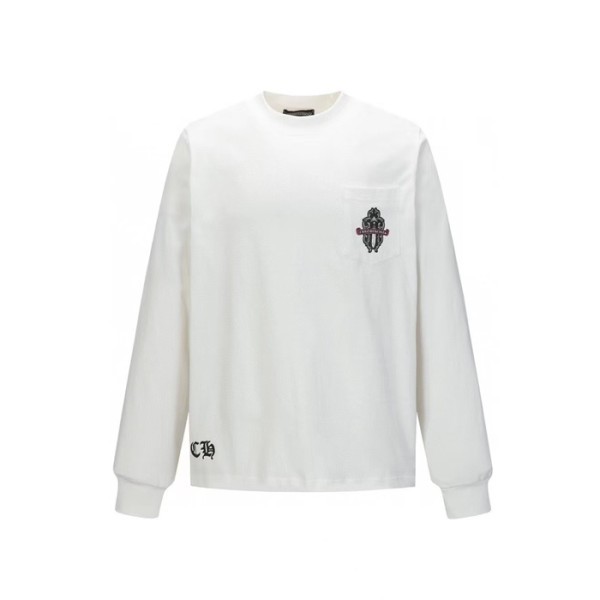 ❤크롬하츠 남성 라운드 긴팔티 - Chrome Hearts Mens Round Tshirt - chc13172x