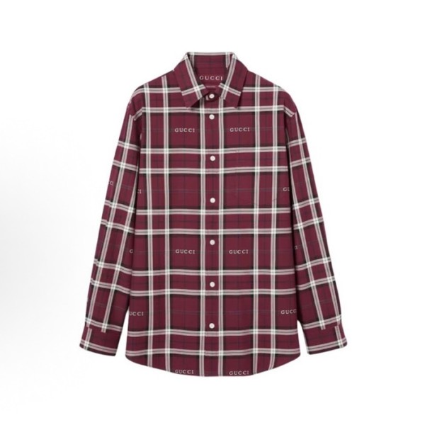 ❤구찌 남성 체크 셔츠 -  Gucci Mens Flanner Shirt - guc13183x