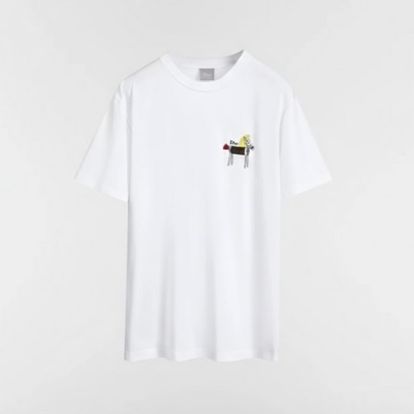 ❤디올 남성 라운드 반팔 티셔츠 - Dior Mens Round Tshirt - dic13187x