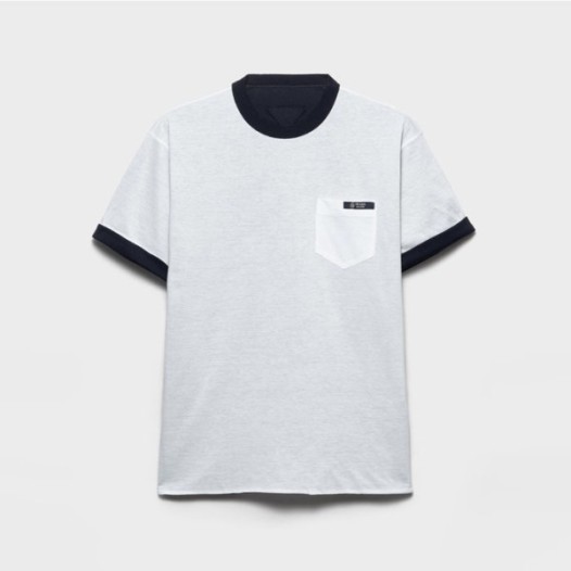 ❤프라다 남성 양면 라운드 반팔티 - Prada Mens Round Tshirt - prc13215x