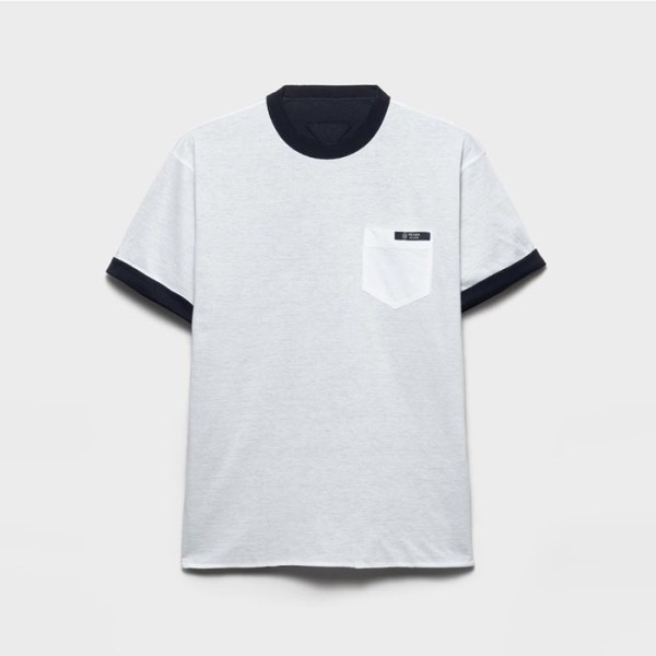 ❤프라다 남성 양면 라운드 반팔티 - Prada Mens Round Tshirt - prc13215x