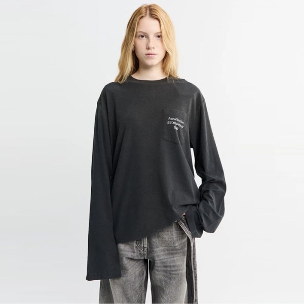 ❤아크네 남성 라운드 긴팔티 - Acne Mens Round Tshirt - anc13225x