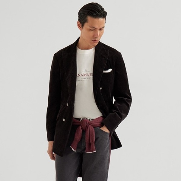 ❤브루넬로쿠치넬리 남성 라운드 티셔츠 - Brunello Cucinelli Mens Round Tshirt - brc13259x