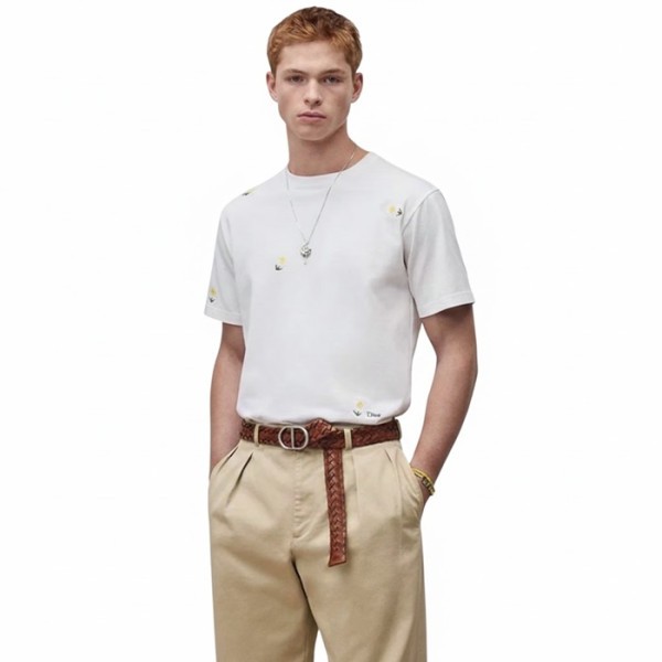 ❤디올 남성 라운드 반팔 티셔츠 - Dior Mens Round Tshirt - dic13262x