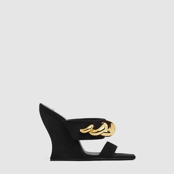 ❤알라이아 여성 웨이브 주얼 스웨이드 뮬 - Alaia Womens Wave Jewel Suede Mule - als8967x