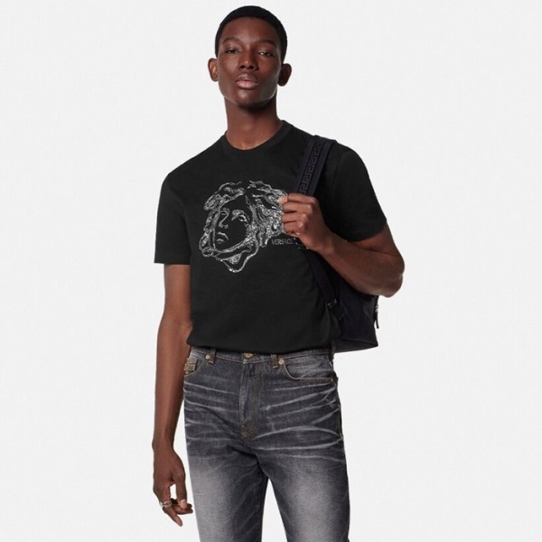❤베르사체 남성 반팔 티셔츠 - Versace Mens Round Tshirts - vec13310x
