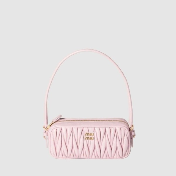 ❤미우미우 여성 마테라쎄 나파 가죽 파우치 - Miumiu Womens Matelasse Nappa Leather Pouch - mib13301x