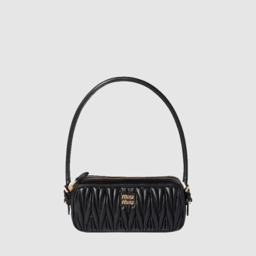 ❤미우미우 여성 마테라쎄 나파 가죽 파우치 - Miumiu Womens Matelasse Nappa Leather Pouch - mib13302x
