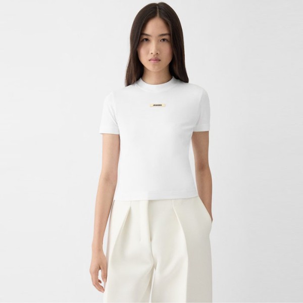 ❤자크뮈스 여성 라운드 반팔티 - Jacquemus Womens Round Tshirt - jac13363x