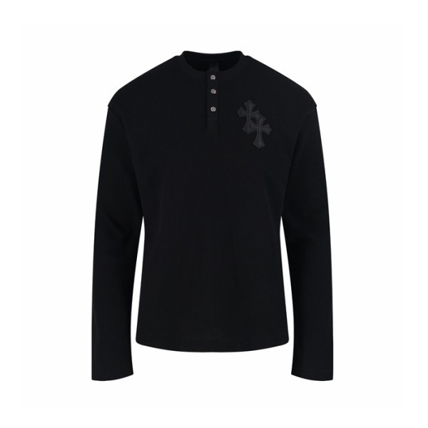 ❤크롬하츠 남성 라운드 긴팔티 - Chrome Hearts Mens Round Tshirt - chc13373x