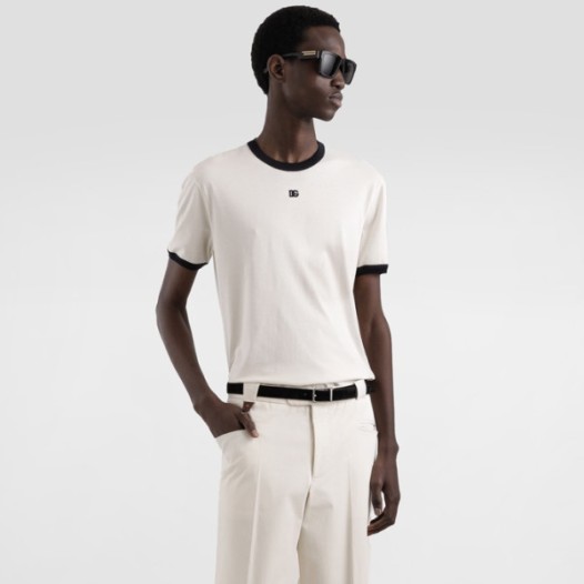 ❤돌체앤가바나 남성 라운드 반팔 티셔츠 - Dolce&Gabbana Mens Round Tshirt - doc13384x