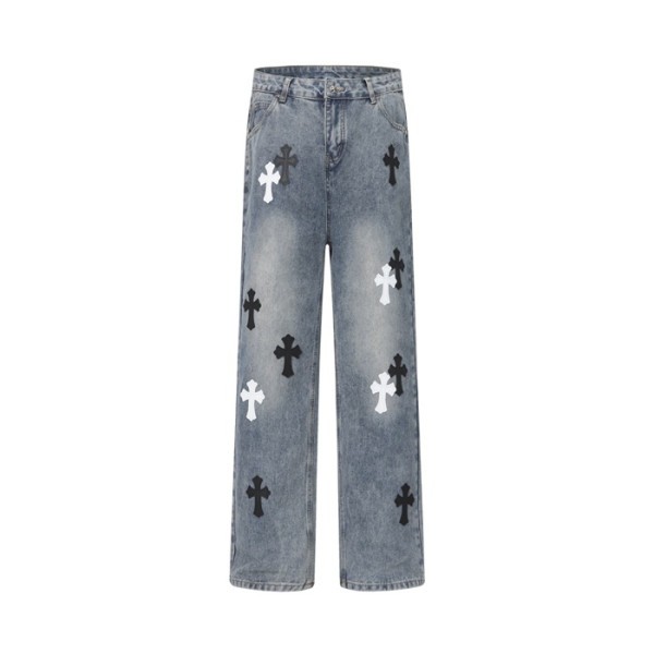 ❤크롬하츠 남성 트렌디 청바지 - Chrom Hearts Mens Trendy Jeans - chc13392x