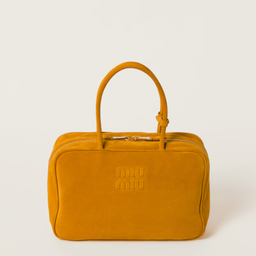 미우미우 여성 스웨이드 보 백 - Miumiu Womens Beau Bag