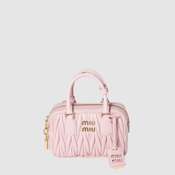 ❤미우미우 여성 아르카디 마테라쎄 가죽 백 - Miumiu Womens Arcadi Matelasse Leather Bag - mib13356x