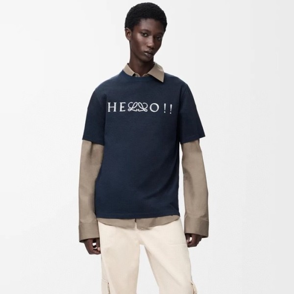 ❤로에베 남성 라운드 반팔티 - Loewe Mens Round Tshirt - loc13430x