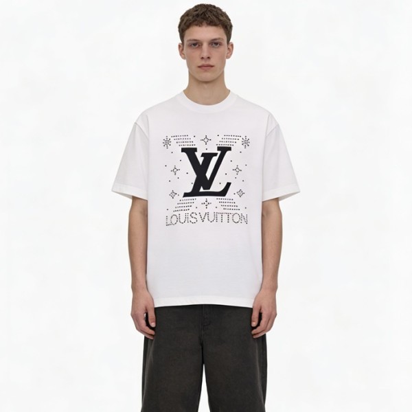 ❤루이비통 남성 라운드 반팔 티셔츠 - Louis vuitton Mens Round Tshirt - lvc13447x
