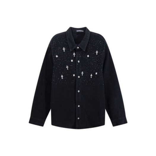 ❤크롬하츠 남성 데님 자켓 - Chrom Hearts Mens Denim Jacket - chc13501x