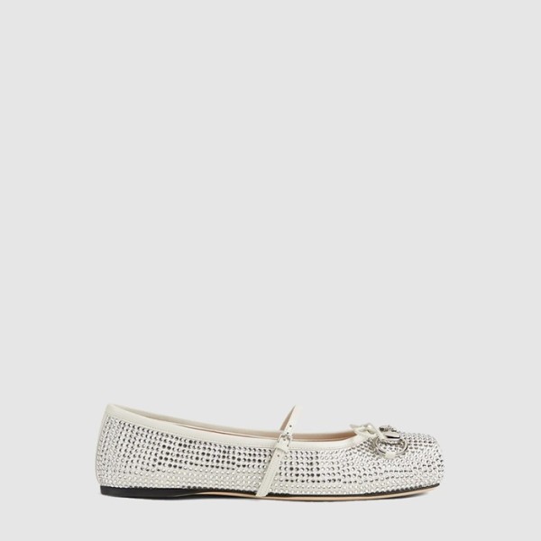 ❤구찌 여성 크리스탈 홀스빗 플랫 슈즈 - Gucci Womens Crystal Horsebit Flat Shoes - gus9010x