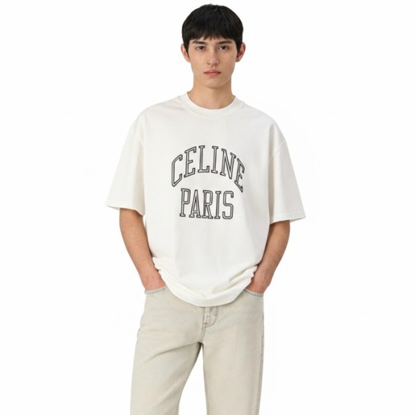 ❤셀린느 남성 반팔 티셔츠 - Celine Mens Round Tshirt - cec13507x