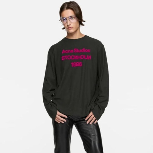 ❤아크네 남성 라운드 긴팔티 - Acne Mens Round Tshirt - anc13522x