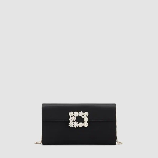 ❤로저비비에 여성 플라워 스트라스 버클 클러치 - Roger Vivier Womens Flower Strass Buckle Clutch - rob13493x