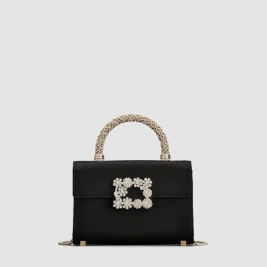 ❤로저비비에 여성 쥬얼 이플로레슨스 미니 실크 사틴 클러치 - Roger Vivier Womens Jewel Eflorescence Mini Silk Satin Clutch - rob13496x