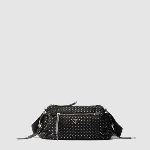 ❤프라다 여성 스터드 리나일론 백 1BC236 - Prada Womens Studded Re-Nylon Bag - prb13559x