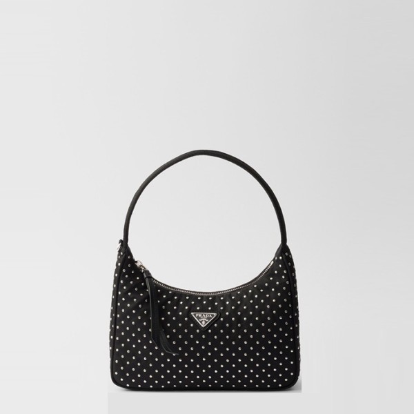 ❤프라다 여성 스터드 리에디션 리나일론 미니백 1BC515 - Prada Womens Studded Re-edition Re-Nylon Mini Bag - prb13610x