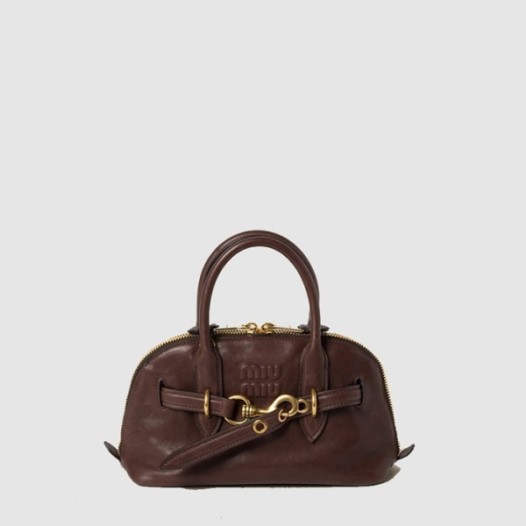 ❤미우미우 여성 아방뛰르 나파 가죽 탑 핸들 백 - Miumiu Womens Avanture Nappa Leather Top Handle Bag - mib13618x